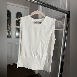 Joseph A. Viscose White Tank